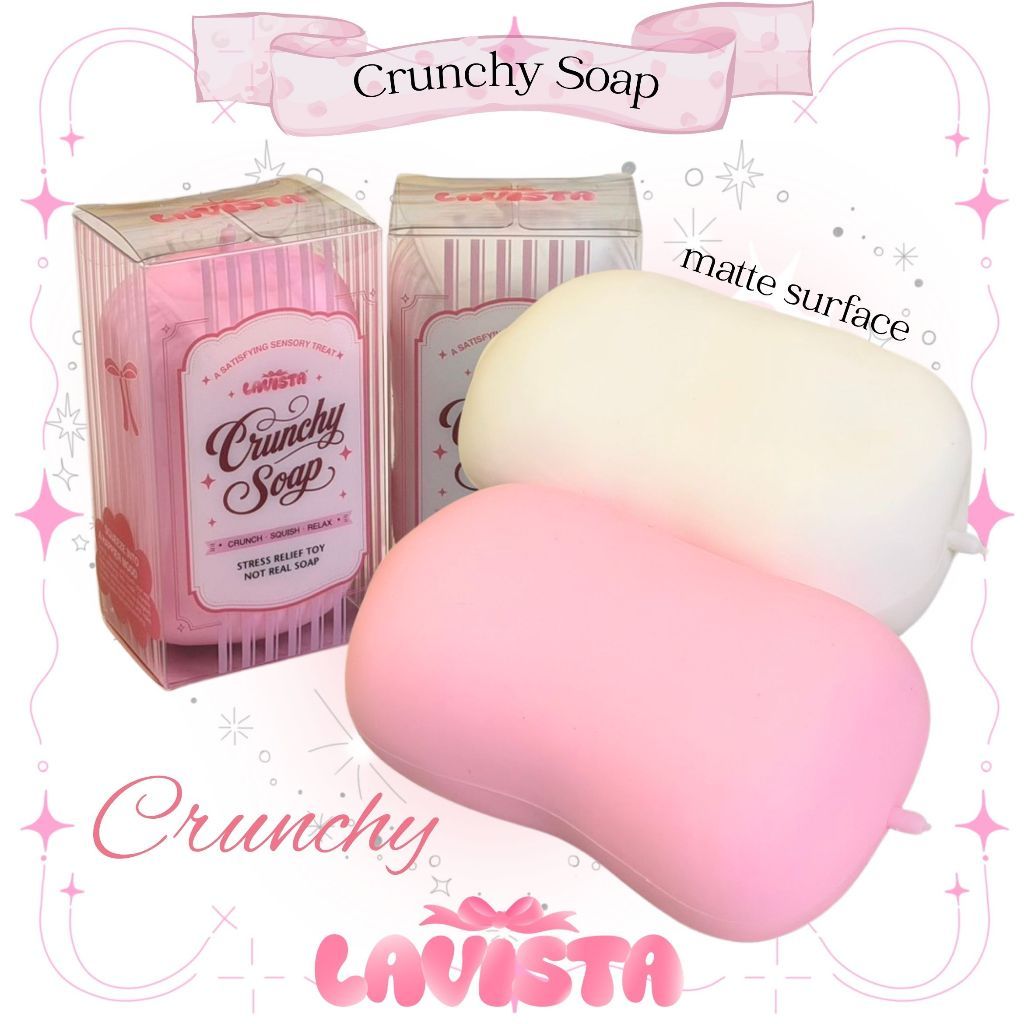 "Crunchy Soap" สบู่กรอบผิวด้าน (2สี)