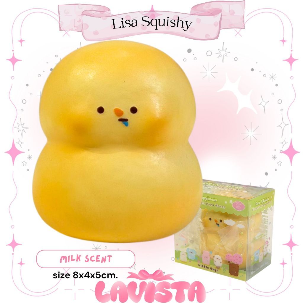 "Little Guys" สีขนมปัง แบรนด์ Lisa Squishy