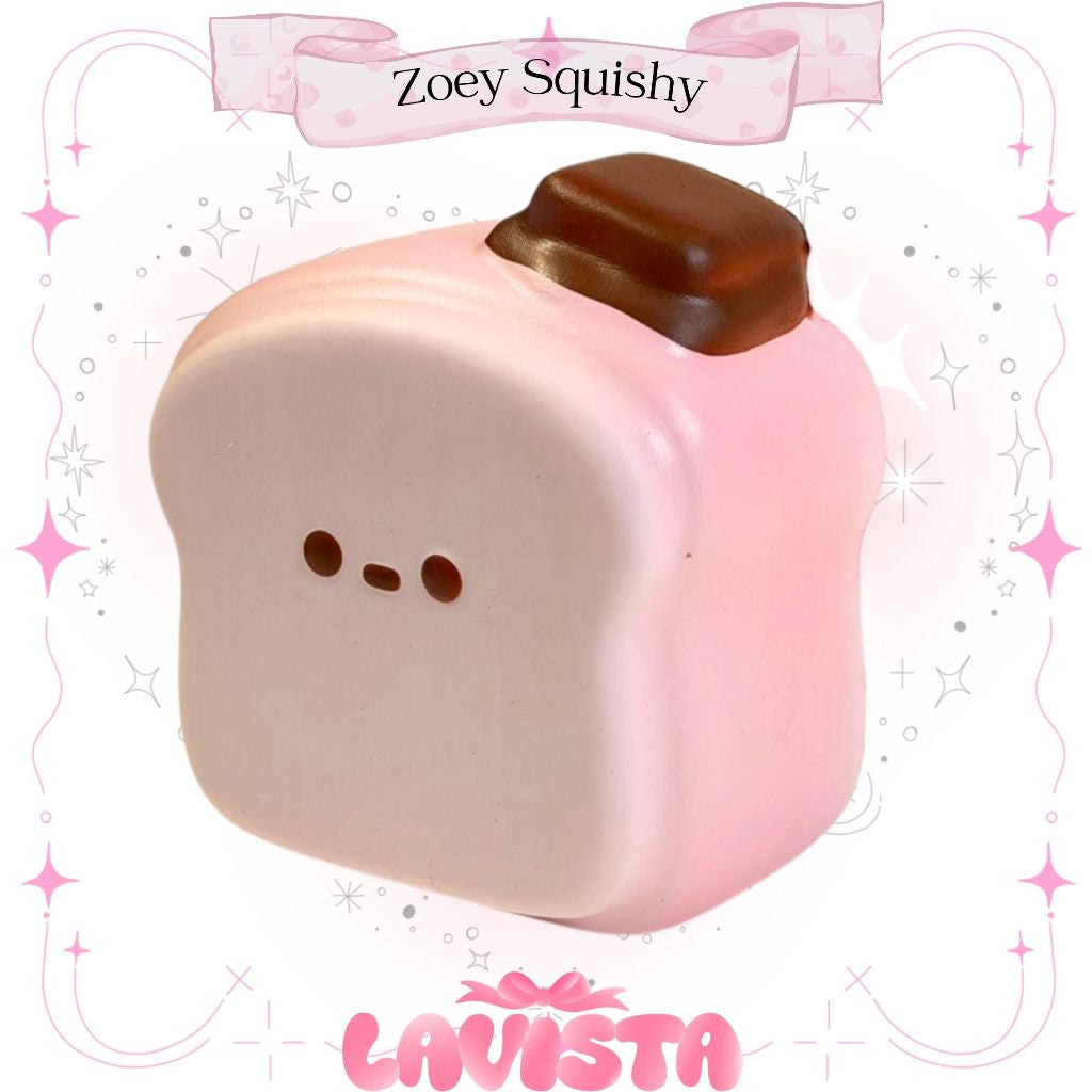 "Buttered Toast" สกุชชี่แบรนด์ Zoey Squishy