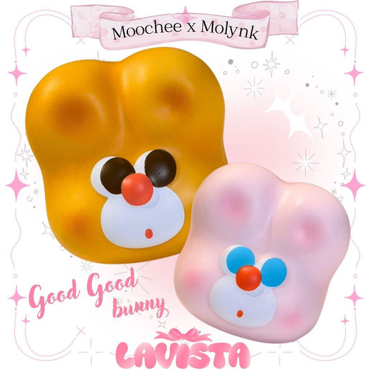 "Good Good Bunny" สกุชชี่แบรนด์ Moochee x Molynk (3สี)