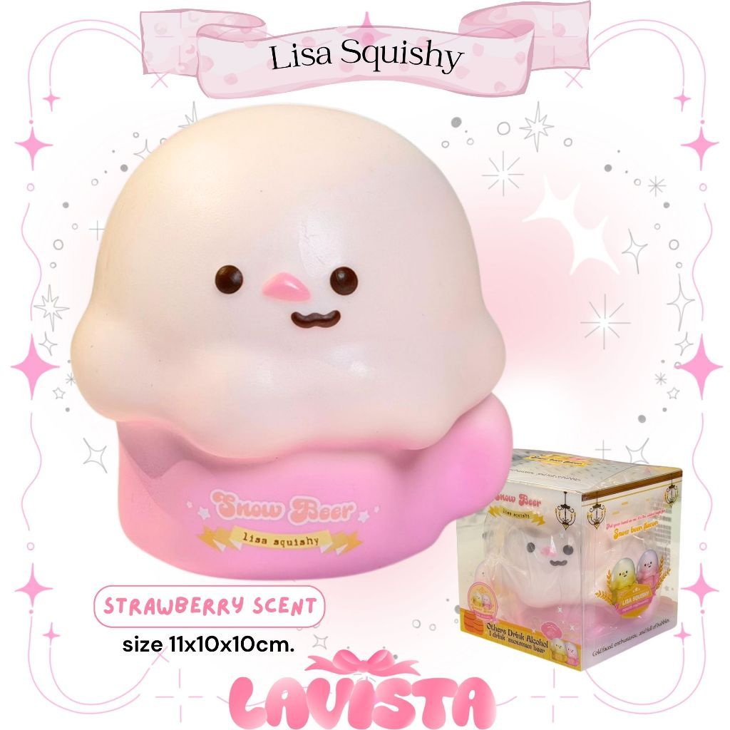 "Snow Beer" Lisa Squishy brand squishy